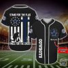Dallas Cowboys Stand For The Flag Kneel For The Cross Baseball Jersey Shirt